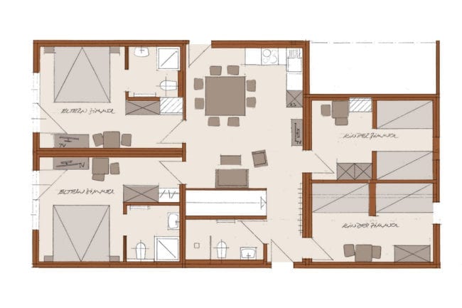 Ferienwohnung für 6 – 8 Personen – Urlaub am Bauernhof in Radstadt - Ferienhof Kasparbauer