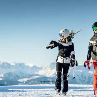 skiing on winter vacation in Radstadt