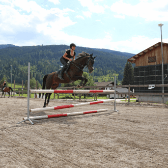 horseback riding on summer vacation in Radstadt