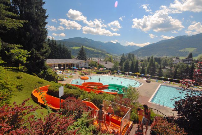 schwimmen im sommerurlaub in radstadt