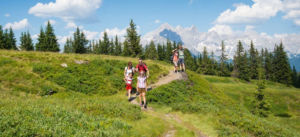 Wandern im Sommerurlaub in Radstadt, Salzburger Land